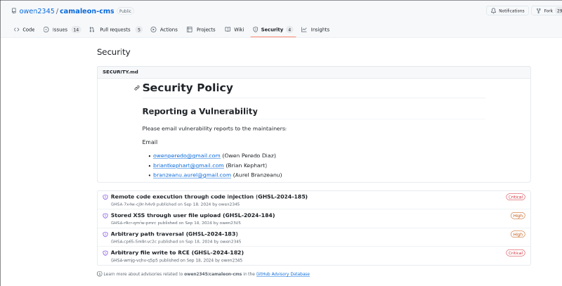 cms-gh-repo-security